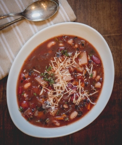 Beans and Rice Minestrone Soup